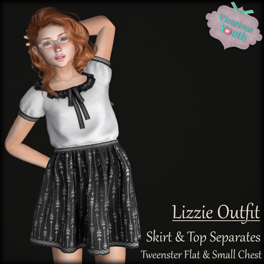 {V*Y} Lizzie Outfit - Black Arrows - TWNSTR