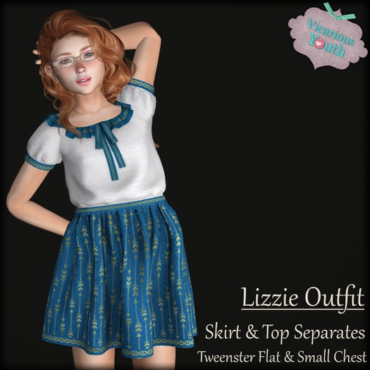 {V*Y} Lizzie Outfit - Blue Arrows - TWNSTR