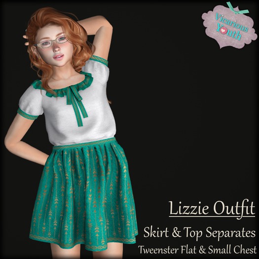 {V*Y} Lizzie Outfit - Teal Arrows - TWNSTR
