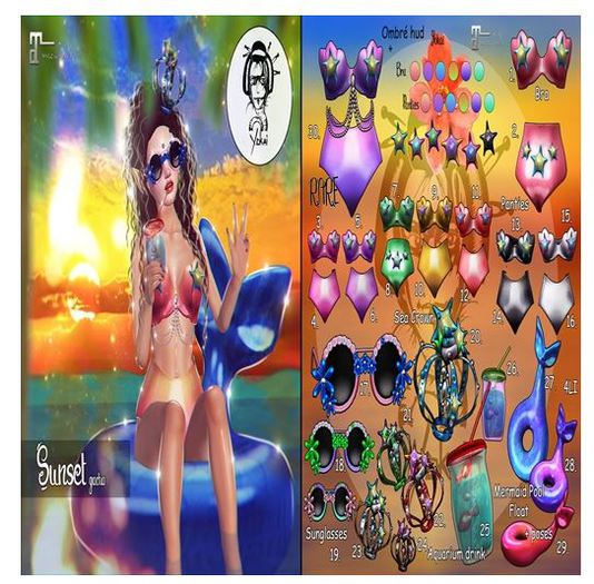 2.Yokai - Sunset - Panties [pink]