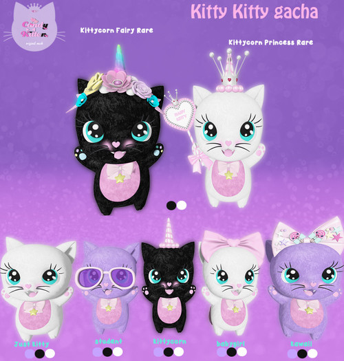 *CK* Kitty Kitty gacha student black