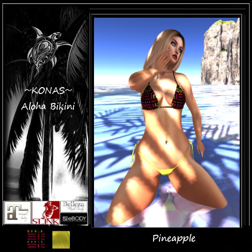 ~KONAS~ Aloha Bikini Pineapple ( Add Me)