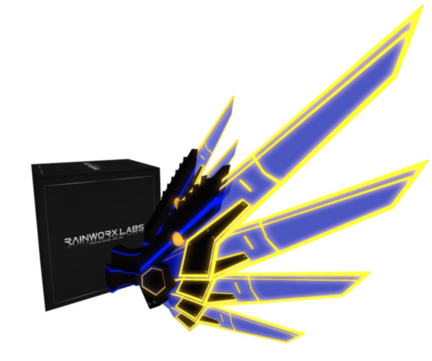 Second Life Marketplace - [RL] BENTO: Mechanical Wings - Royal Blue