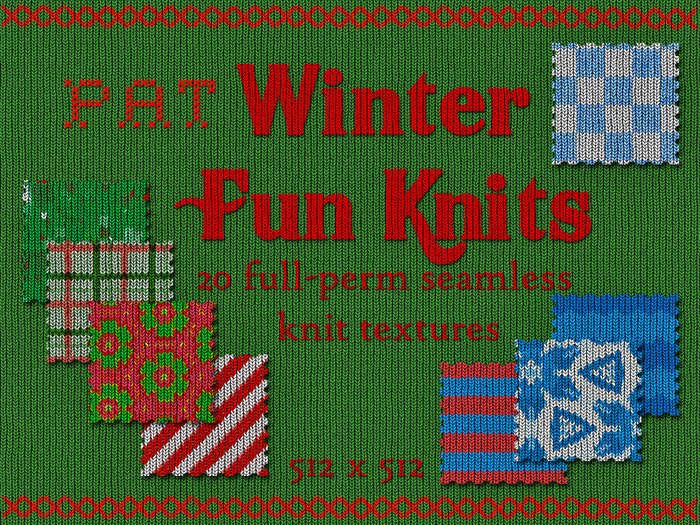(PAT Winter Fun Knits Texture Pack)