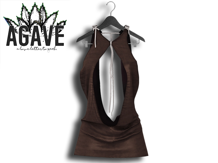 AGAVE - Solaris Drape Dress Pak Brown