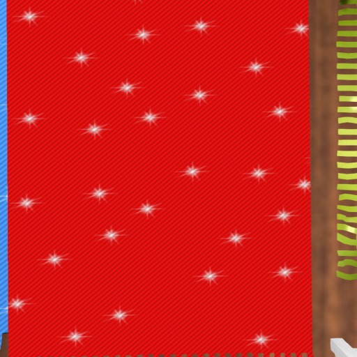 Red with Star Rug