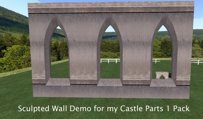 FVG Sculpted Castle Window Wall DEMO