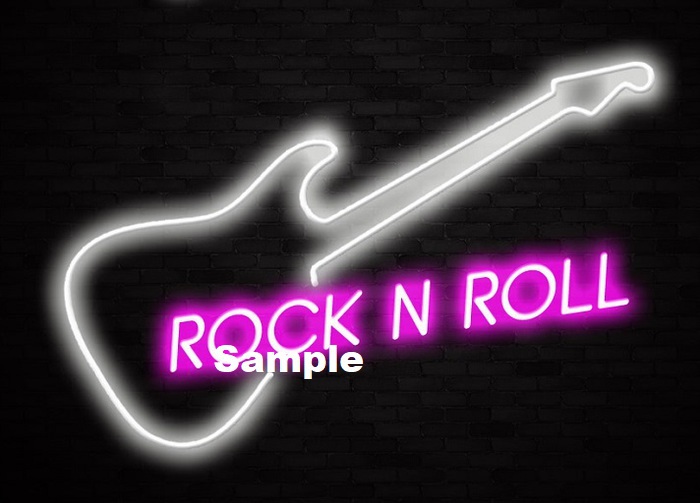 Rock N Roll Neon Sign CMT