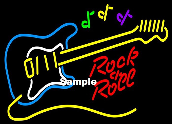 Rock & Roll Guitar Sign Texture CM