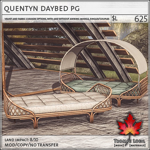 Trompe Loeil - Quentyn Daybed PG [mesh]
