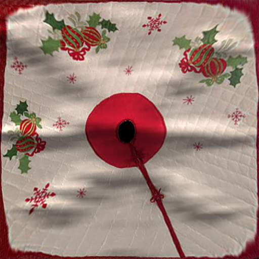 Set of 4 Christmas Tree Skirts in Style 6
