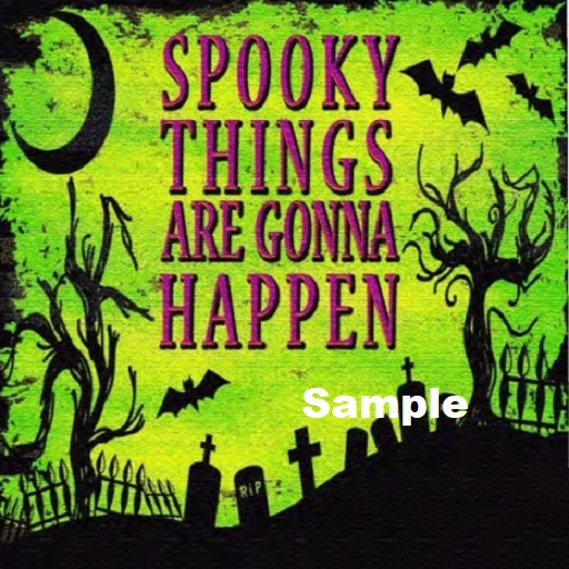 Spooky Things Halloween Texture