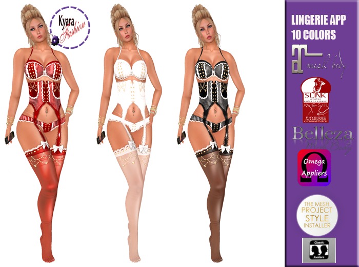  Black Friday Kyarafashion Lingerie Lia Lace Applier e Classic Promo  