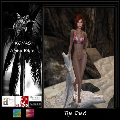 ~KONAS~ Aloha Bikini Tye Died set ( Add Me)