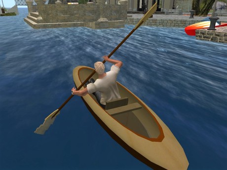 Second Life Marketplace - Guided Tour Canoe one seat animated