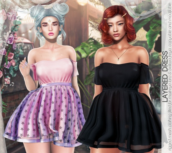 Caboodle - Layered Dress - Holo (MAITREYA, FREYA)