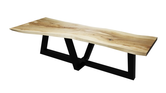 Ash Live Edge Table Demo