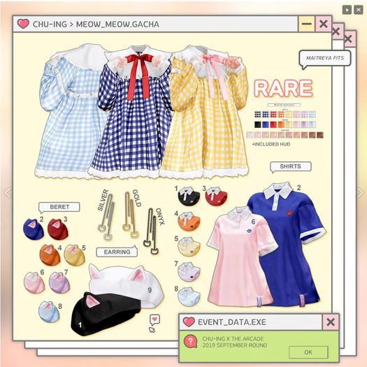 CHU-ING. MEOW MEOW. Earring Gold