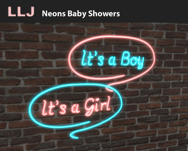 LLJ Neons Baby Showers