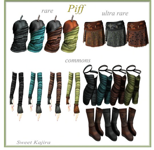 *Sweet Kajira*Piff Socks brown
