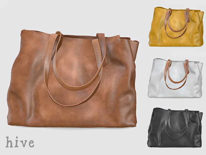 hive // leather tote