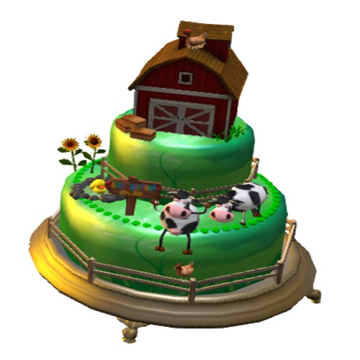 DFS Cake Mr Ice King Of The Farm