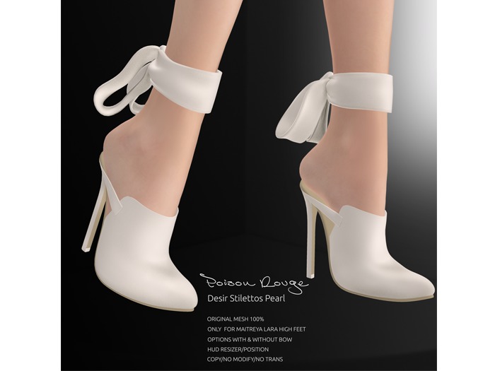 Poison Rouge Desir Stilettos Pearl