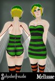 Schadenfreude Lime Melissae Minidress&Suit