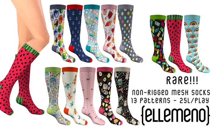 ! ellemeno ! soxx - robots socks
