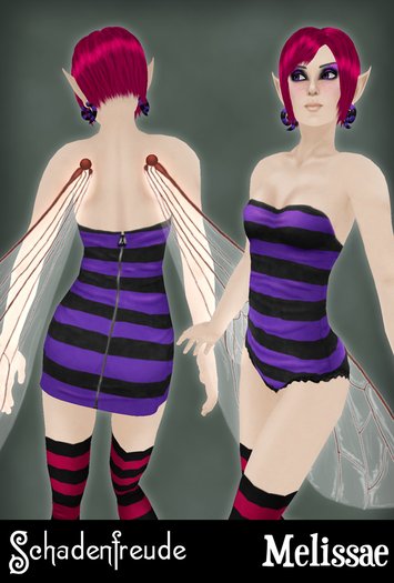 Schadenfreude Purple Melissae Minidress&Suit