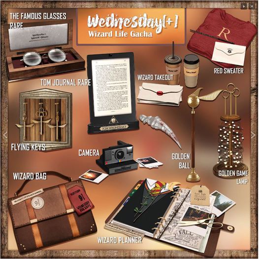 Wednesday[+] ~ Wizard Life ~ Flying Keys - COMMON