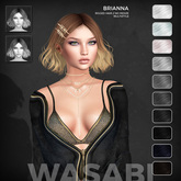 Wasabi // Brianna Mesh Hair - B&W