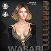 Wasabi // Brianna Mesh Hair - Browns