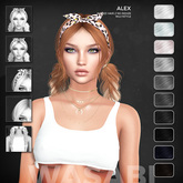 Wasabi // Alex Mesh Hair - B&W