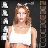Wasabi // Alex Mesh Hair - Browns