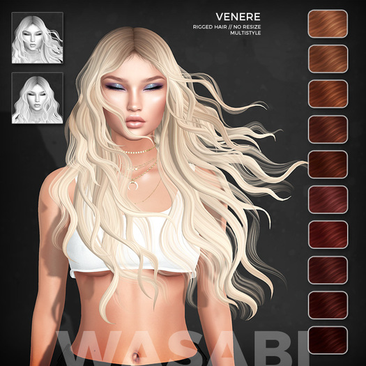 Wasabi // Venere Mesh Hair - Reds