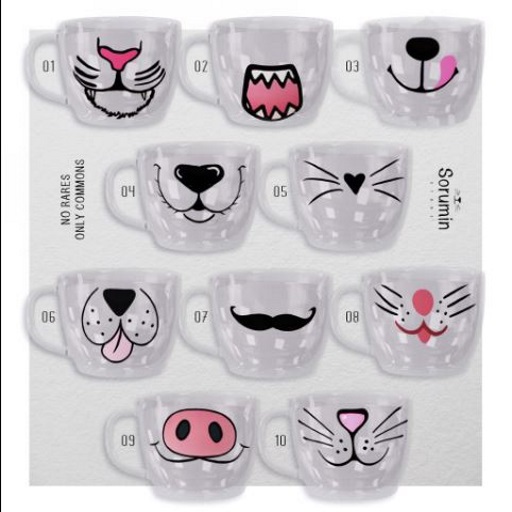 01 -Sorumin- Funny cup GACHA -Tiger-