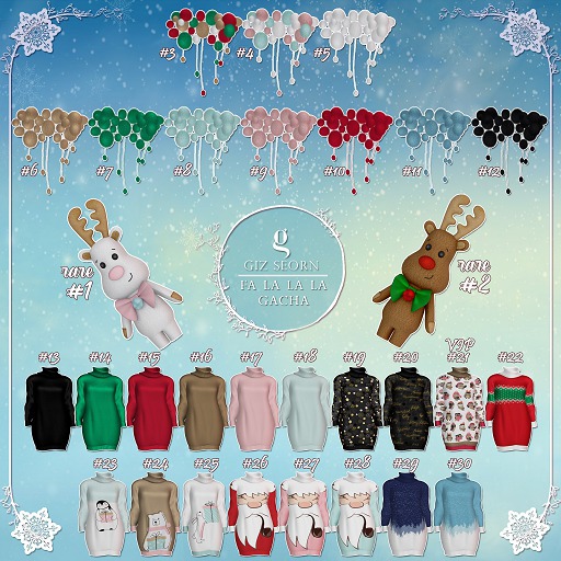 #30 / GS - Fa La LaLa Gacha / Sweater - Print 12