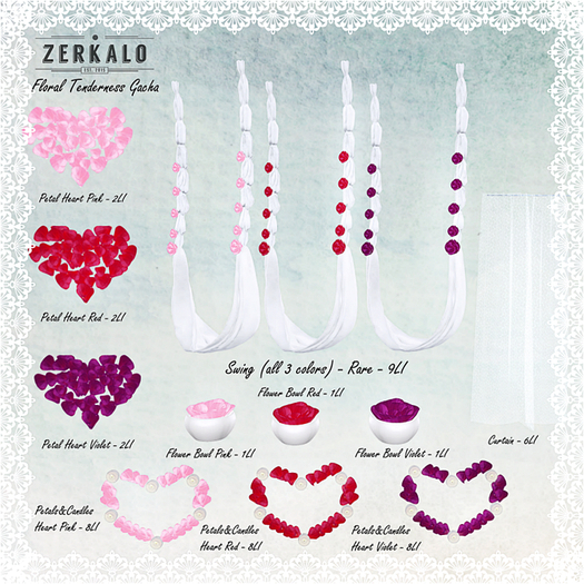 [ zerkalo ] Floral Tenderness - Flower Bowl Red
