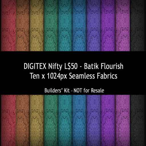 DIGITEX Nifty L$50 Batik Flourish