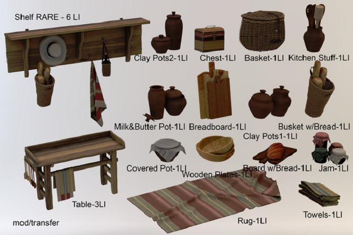 [ zerkalo ] Shiny Shabby Boho-colored kitchen - Clay Pots2