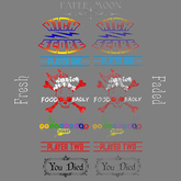 *pm* Gamer Graffiti Wall Decals
