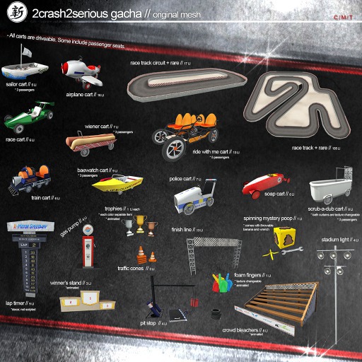 xin. race cart Arcade Gacha! September 2015! Limited Qty!