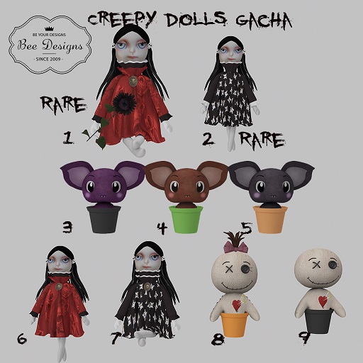 Bee Designs Creepy Dolls Gacha 4