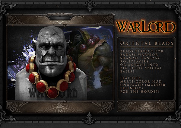 [Warlord] Oriental Beads