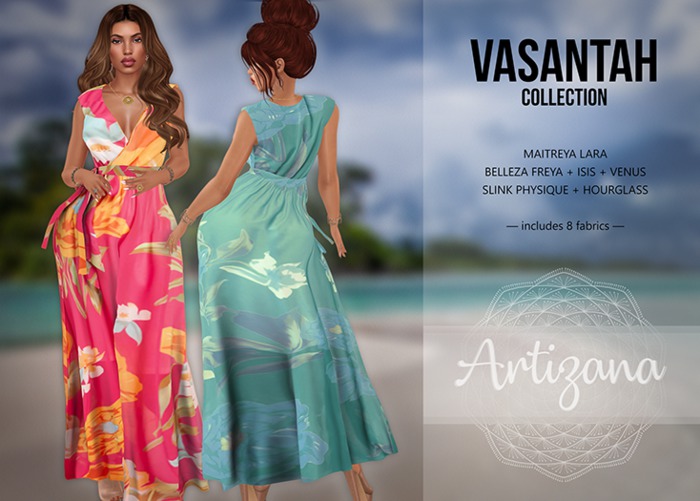 Artizana - Vasantah Collection - Sundress + Fatpack HUD