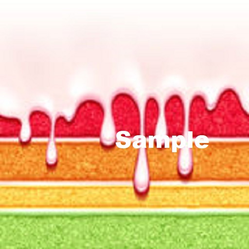 Rainbow Drip Cake Texture CMT