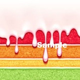 Rainbow Drip Cake Texture CM
