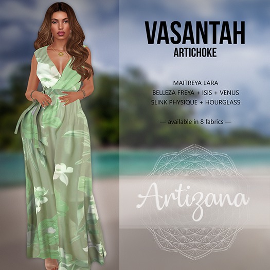 Artizana - Vasantah (Artichoke) - Sundress