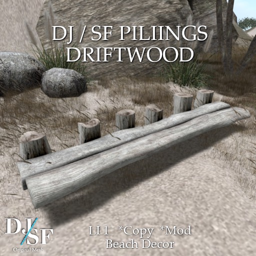 DJ / SF Pilings - Driftwood - Boxed